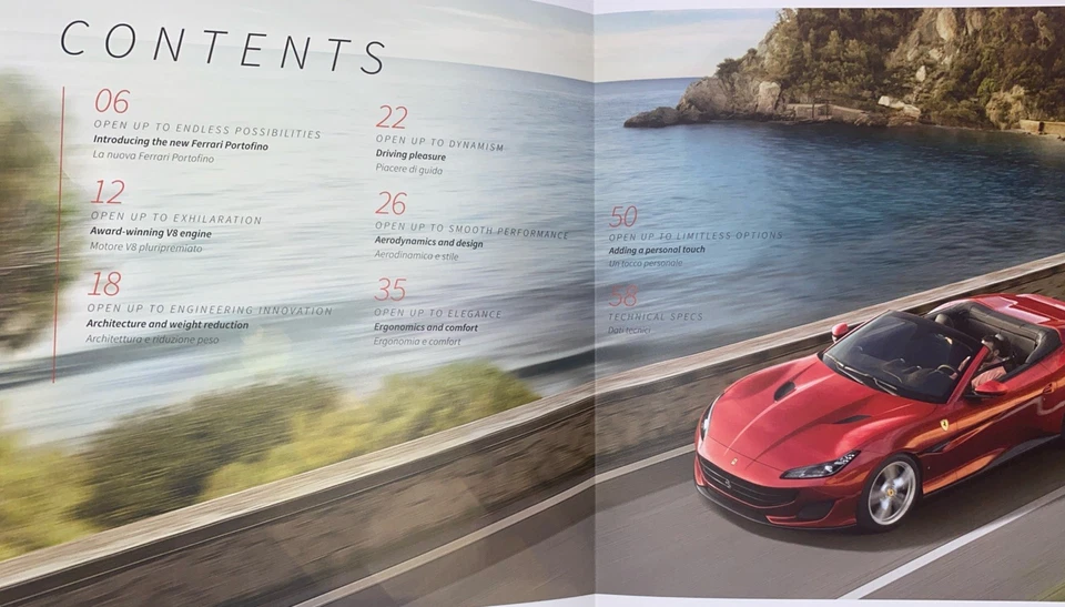 2017 Ferrari Portofino | Hard Cover Sales Brochure | Factory Ferrari Issued - Image 3 of 4