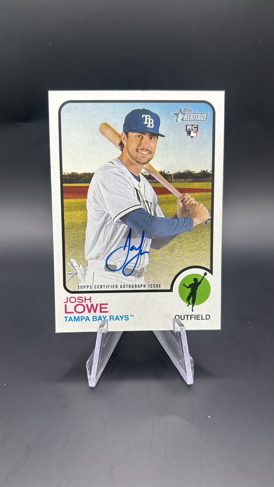 2022 Topps Heritage - Real One Autographs Josh Lowe (on card)🔥🔥