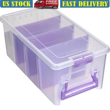 Art Storage Satchel Durable Organizer Crafts Supplies W/ Removable Dividers New