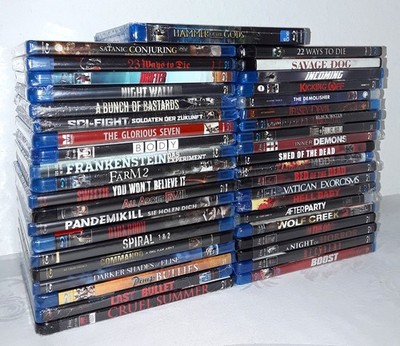 41 Filme auf Blu ray - Horror/Action/Krimi/SciFi/Thriller -Sammlung Konvolut-Neu