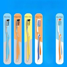Nylon-Bristle Sturdy 4PCS High Density Medium Hard Bristle Toothbrush Box Packed