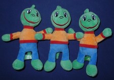 3 x AOK Jolinchen Drache Dino grün blau orange ca 22 cm
