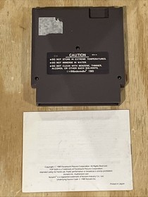 Nintendo NES Top Gun Second Mission Game & Manual 