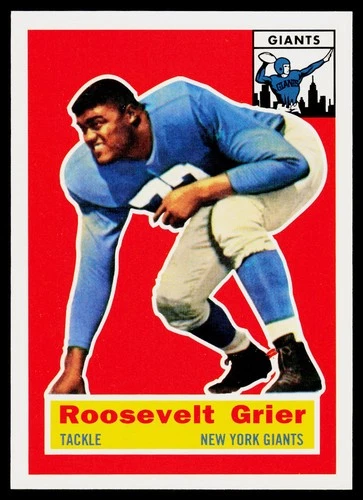 Roosevelt Grier, 1994 Topps Archives 1956, #101, New York Giants,