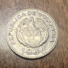 Higher Grades Of Colombia 10 Centavos 1966 KM212.2 Save Here & Buy Here