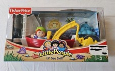 Vintage Fisher Price Little People Lil' Sea Skiff 2005 SEALED