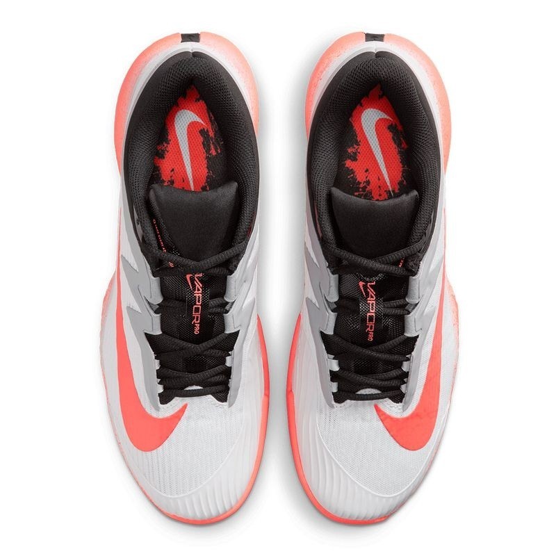 NIKE ZOOM VAPOR PRO 3 HC PRM TENNIS/PICKLEBALL SHOES (WHT/LAVA
