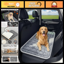 Cozy Dog Bed for Car Back Seat - Non-Slip Pet Mat, Travel Cover for Backseat Ext