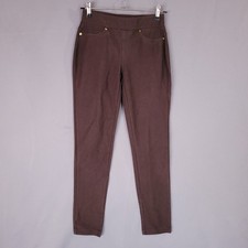 Michael Kors Women's Brown Stretch Pants Size S Slim Fit