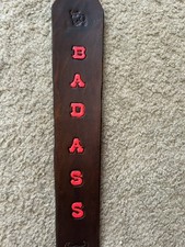 “BAD ASS” Custom Leather Rifle Sling Hand Tooled And Made in the USA 🇺🇸