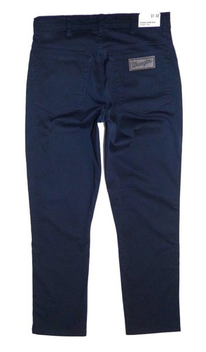 WRANGLER - Pantalones de mezclilla para hombre NUEVO Texas Slim 822 31"W X 30"L azul marino sarga - Imagen 3 de 5