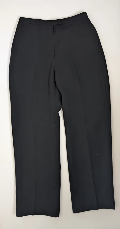 tahari arthur S. levine Black Dress Slacks Pants Womens Size 8P 8 Petite - Image 2 of 4
