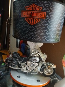 2004 Harley-Davidson Heritage Softail Table Lamp Night Light With Sound