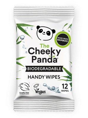 Der freche Panda Bambus Handtücher | 12 Reisetücher | 100% plastikfrei und