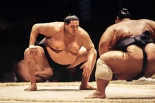 Akebono Taro born in Hawaii as Chad Rowan competes 1993 San Jose B- Old Photo 4
