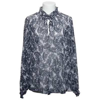 Ichi, Bluse, Größe: M, Schwarz/Weiß, Polyester, Sonstiges, Damen #OdY