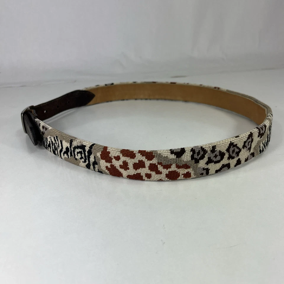 Cinturón punta aguja jirafa y cebra - talla 33 Foto 3 de 4