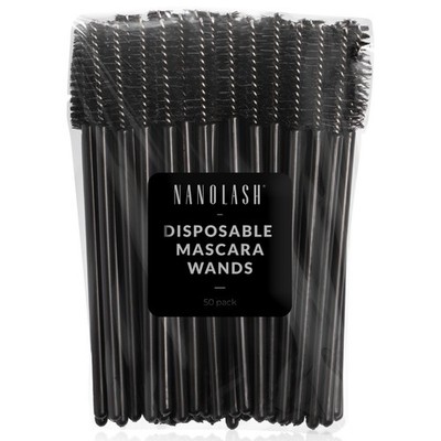 Nanolash Disposable Mascara Wands 50 pcs - disposable eyelash brushes