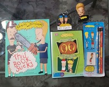 beavis and butthead Pencils  Tattoo book lot 1997 Vintage