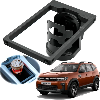 Porte Bouteille de Voiture Réglable Dédié, Porte-Gobelet pour DACIA Bigster - Photo 1/4