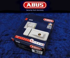 ABUS 3010 W Tür-Schloss, weiß Universal Zusatzschloss mit Riegel & 2 Schlüssel
