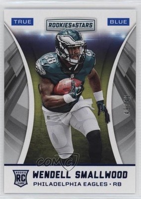 2016 Panini Rookies & Stars One Star True Blue /49 Wendell Smallwood #191 RC 1k9