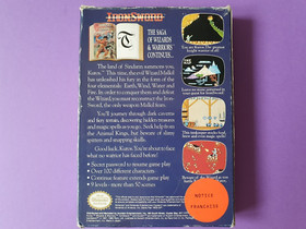 IRONSWORD: WIZARDS & WARRIORS 2 / Nintendo NES USA / Acclaim + Crystal Box