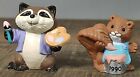 Hallmark Merry Miniatures 1989 Art Artist Painter Raccoon And Squirrel