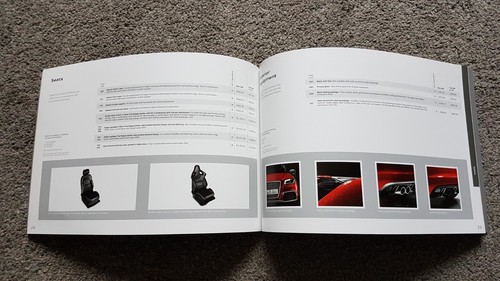 AUDI RS3 SPORTBACK SALES BROCHURE 2012 - Picture 3 of 3