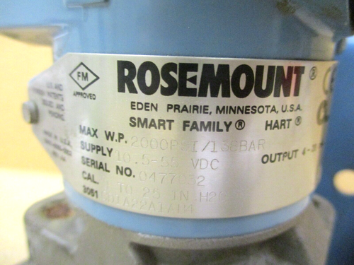 Rosemount Smart Family Hart 3051CD1A22A1AB4 48956LIN - Picture 6 of 10