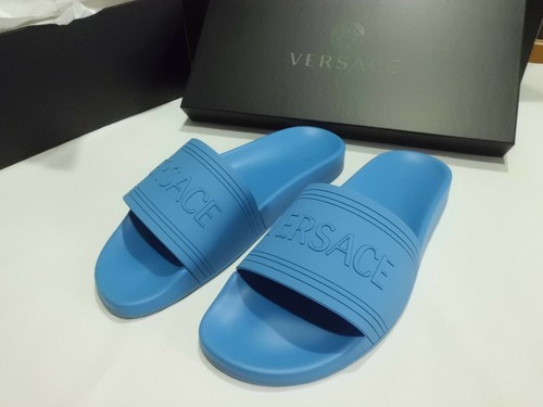 Versace Men's Ciabatte Uomo Flat Sandals Logo Versace Size 42 | eBay