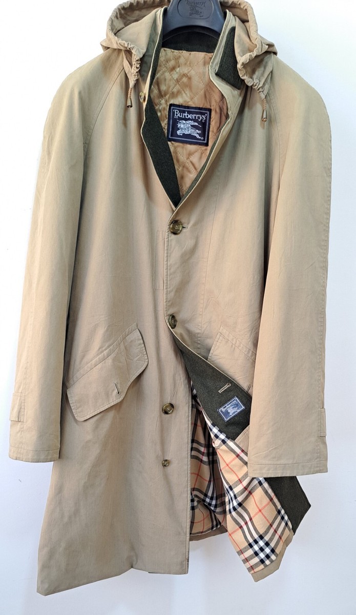 Vintage Burberry Trench Coat Khaki Nova Check Size 3 | eBay