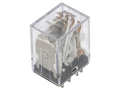 S8M-24VDC-4CS  Shori  Relais  Relay  4PDT  24VDC  5A  650R  NEW [2 pcs] #B4