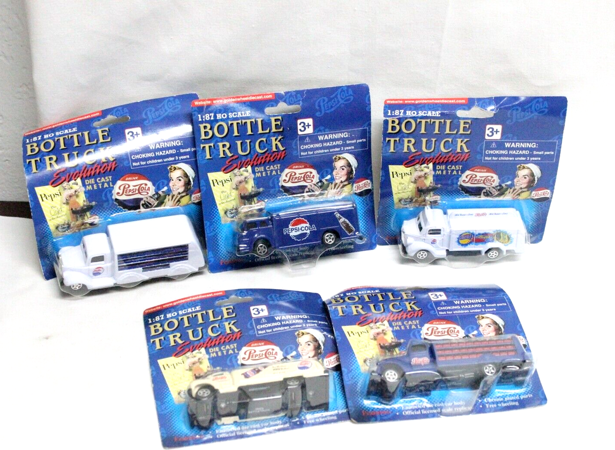 PEPSI COLA BOTTLE DELIVERY TRUCK Die Cast Wheel Evolution 1:87 HO