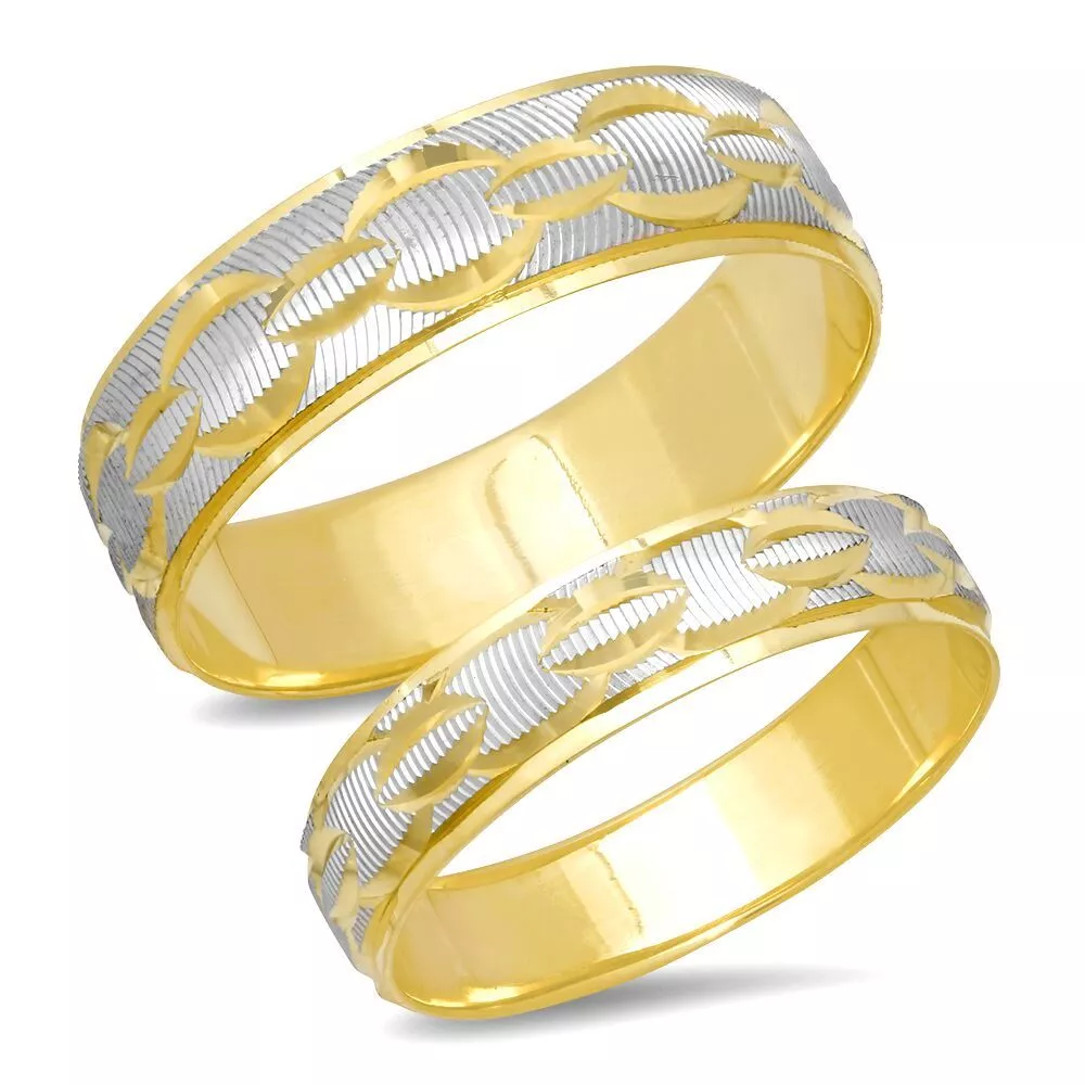 Matching mens and online womens wedding bands