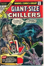 Giant Size Chillers #2 Comic Book, Marvel Comics, 1975