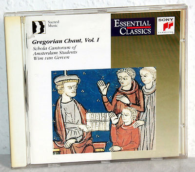CD Gregorian Chant Vol.1 - Schola Cantorum Of Amsterdam Students-Wim van Gerven