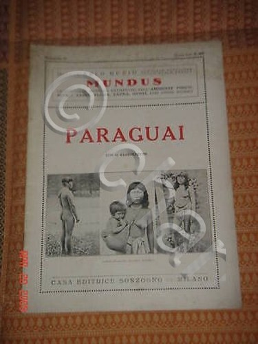 Viaggi Muzio - Rivista monografia Mundus - Paraguay - anni '30 - 第 1/1 張圖片