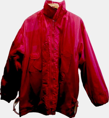 FUBU 2XL Red Windbreaker Jacket Lined Oversized Coat Vented 90s Original VTG - Picture 5 of 17