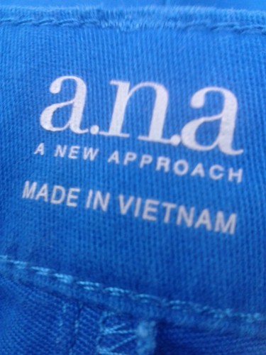 a.n.a. Womens Blue Twill Walking Shorts Size 2 - Picture 3 of 6