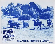 NYOKA AND THE TIGERMEN Original 52r Lobby Card 3 Kay Aldridge Clayton Moore Ch 2