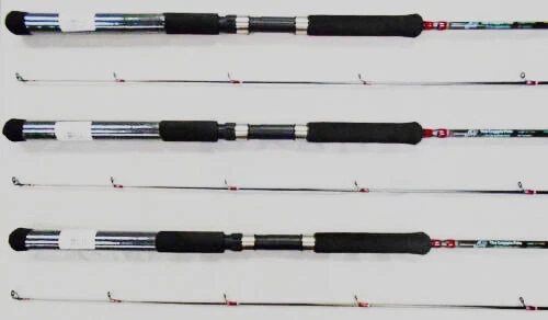 GRIZZLY JIG, THE CRAPPIE POLE, CRAPPIE STICK ROD 12' SET OF 3 RODS CPCS-122