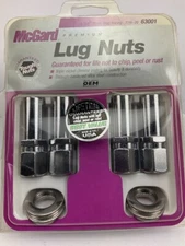 McGard 63001 Hex Lug Nuts 4 / PACK, X-Long 1-3/8" Shank, 7/16-20, 2.475"Oal