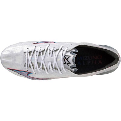 MIZUNO ALPHA ELITE P1GA236209 White Ignition Red Blue Men Soccer