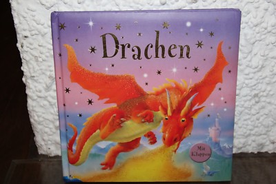 Drachen mit Klappbilder Glitzer NELSON
