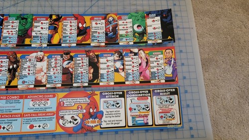 (CARD) Marvel vs Street Fighter Art set for Sega New Astro City CPS2 Jamma - Picture 7 of 9