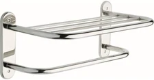 Franklin Brass 22781SSA1 18" Towel Shelf w/ 1 Bar Brite Stainless Finish
