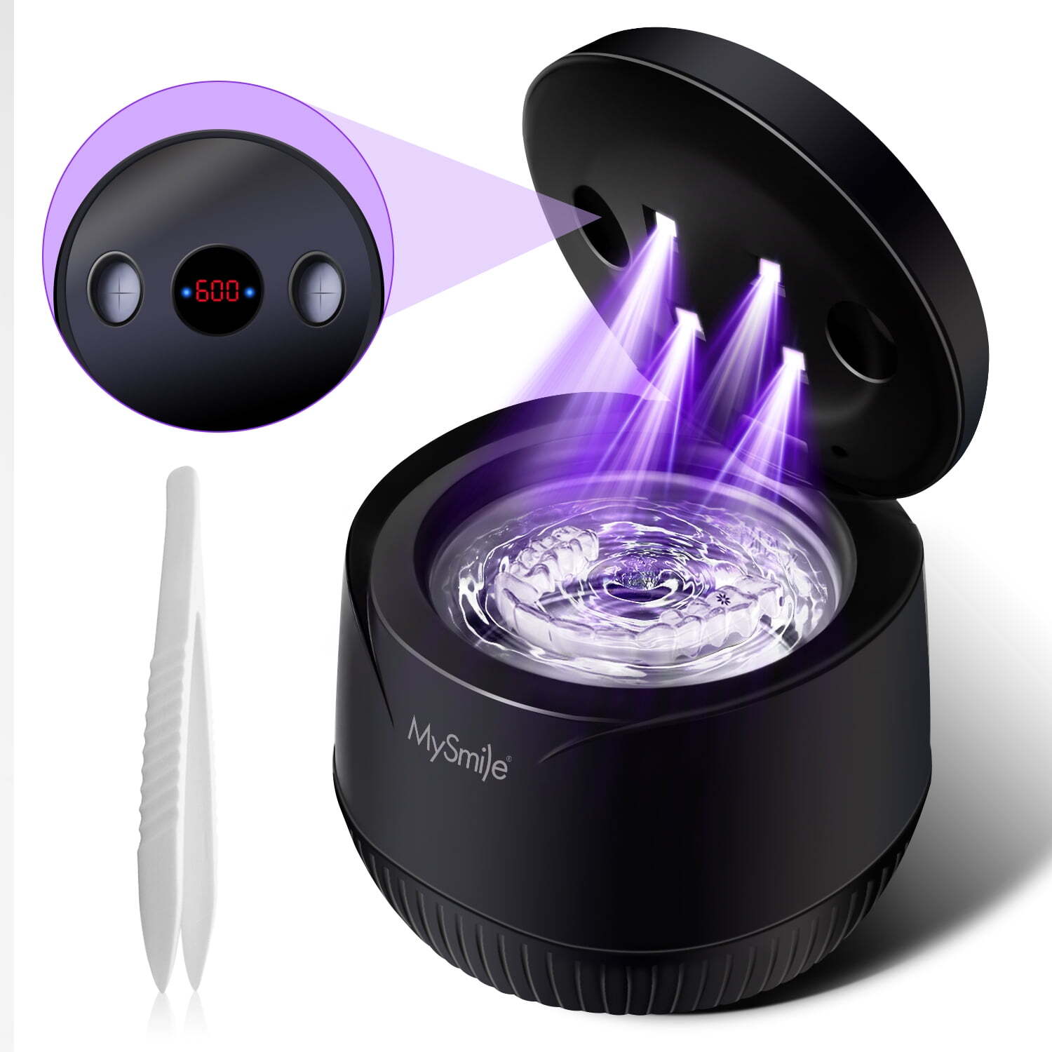 UV Ultrasonic Retainer Cleaner Machine Dental  Guard Cleaser Pod for Invisalign