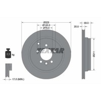 Textar 2X Bremsscheibe Hinten Ø325 Mm AußEnbelüFtet FüR Land Rover Discovery
