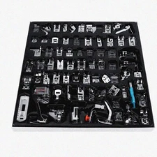 72-Piece QuickStitch Presser Foot Kit: Multifunctional Sewing Accessories for Ef